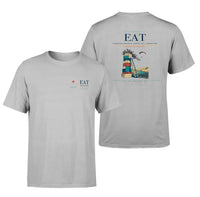 Thumbnail for Pangborn Memorial Airport (EAT) design printed on light gray double-side t-shirt