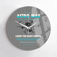 Thumbnail for Freefly Astro Max design on gray no frame wall clock