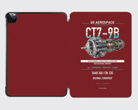 Thumbnail for CT7-9B design on dark red ipad tablet case