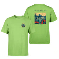 Thumbnail for VINTAGE G4282 - The Muskeg Hop - Double-Side T-Shirt design on lightgreen double side t shirt