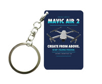 Thumbnail for DJI Mavic Air 2 Key Chain design on navy blue key chain
