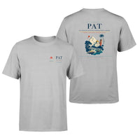 Thumbnail for Jay Prakash Narayan International Airport (PAT) design printed on light gray double-side t-shirt