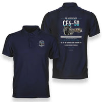 Thumbnail for CF6-50 design on navy blue polo