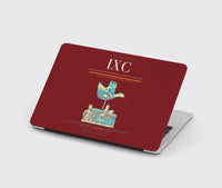 Thumbnail for Shaheed Bhagat Singh International Airport (IXC) design on dark red MacBook case