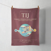 Thumbnail for Tijuana International Airport TIJ - Dark Red