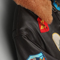 Thumbnail for Genuine Leather TOP GUN TOPGUN Maverick Style Pilot Jackets - view 12