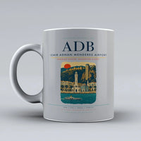 Thumbnail for Izmir Adnan Menderes Airport ADB Mug - Light Gray