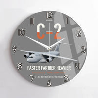 Thumbnail for Kawasaki C-2 design on gray no frame wall clock