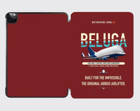 Thumbnail for Airbus A300-600ST BelugaST design on dark red ipad tablet case