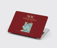 Thumbnail for Ireland West Airport Knock (NOC) design on dark red MacBook case