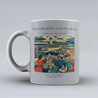 Thumbnail for VINTAGE G4081 - The Observation Deck - Ceramic Mug design on lightgray