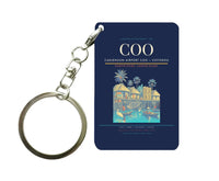 Thumbnail for Cadjehoun Airport COO — Cotonou Key Chain design on navy blue key chain
