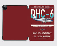 Thumbnail for DHC-6 Twin Otter Classic 300-G design on dark red ipad tablet case