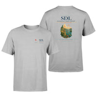 Thumbnail for Sundsvall-Timrå Airport (SDL) design printed on light gray double-side t-shirt