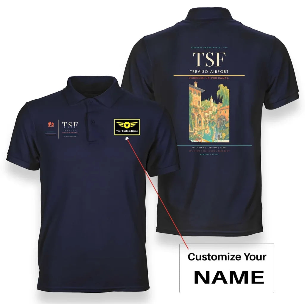 Treviso Airport TSF Navy Blue+Name