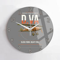 Thumbnail for Albatros D.Va design on gray no frame wall clock