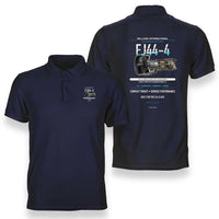 Thumbnail for FJ44-4 design on navy blue polo