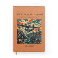 Thumbnail for VINTAGE G4035 - The Coastal Patrol - Designed Notebooks design on orange