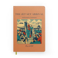 Thumbnail for VINTAGE G4121 - The Jet Set Arrival - Designed Notebooks design on orange