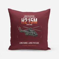 Thumbnail for Airbus H215M design on dark red pillow