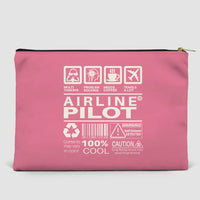 Thumbnail for Airline Pilot Label Zipper Pouch - view 12