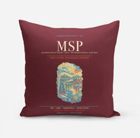 Thumbnail for Minneapolis-Saint Paul International Airport MSP - Dark Red