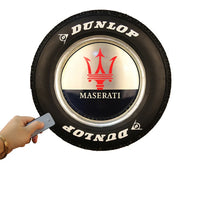Thumbnail for Hanging wall decoration — Retro Iron LED Tire Wall Hanging silhouette — view 13