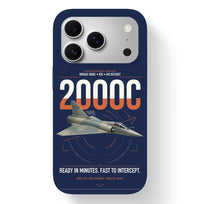 Thumbnail for Dassault Mirage 2000C RDI design on navy blue magsafe iphone case, for iPhone 17 Pro