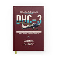 Thumbnail for DHC-3 Otter design on dark red notebook