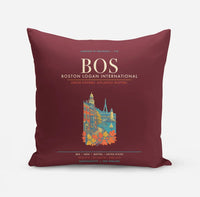 Thumbnail for Boston Logan International Airport BOS - Dark Red