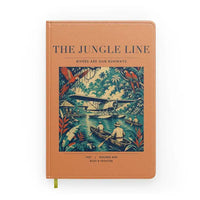 Thumbnail for VINTAGE G4023 - The Jungle Line - Designed Notebooks design on orange