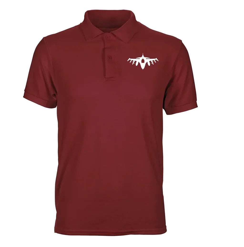 Customisable Aircraft Silhouette Polo Shirt - view 12
