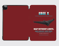 Thumbnail for AgEagle eBee X design on dark red ipad tablet case