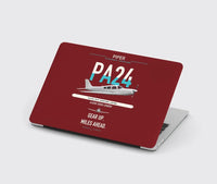 Thumbnail for Piper PA-24-250 Comanche 250 design on dark red MacBook case