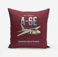 Thumbnail for A-6E Intruder design on dark red pillow