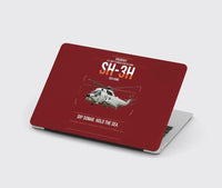 Thumbnail for Sikorsky SH-3H Sea King design on dark red MacBook case