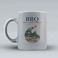 Thumbnail for Brno - Turany Airport BRQ Mug - Light Gray