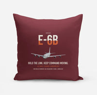 Thumbnail for E-6B Mercury design on dark red pillow