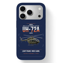 Thumbnail for Airbus UH-72A Lakota design on navy blue magsafe iphone case, for iPhone 17 Pro