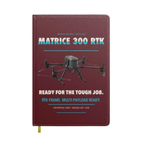 Thumbnail for DJI Matrice 300 RTK design on dark red notebook