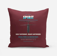 Thumbnail for Ascent AeroSystems Spirit design on dark red pillow