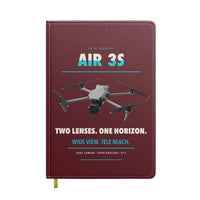 Thumbnail for DJI Air 3S design on dark red notebook
