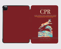 Thumbnail for Casper–Natrona County International Airport (CPR) design on dark red ipad tablet case