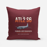 Thumbnail for Atlantique 2 Standard 6 design on dark red pillow