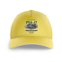Thumbnail for PT6A-67 design on yellow printed hat