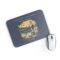 Thumbnail for VINTAGE G4336 - The Starlit Caravanserai - Designed Mouse Pads design on navyblue rectangle