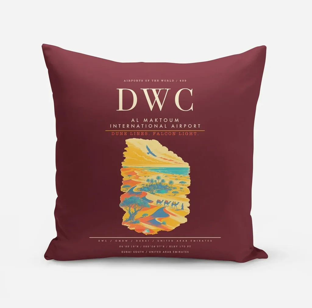 Al Maktoum International Airport DWC - Dark Red