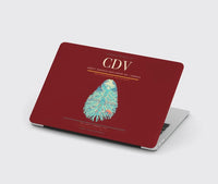 Thumbnail for Merle K. (Mudhole) Smith Airport (CDV) design on dark red MacBook case