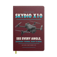 Thumbnail for Skydio X10 design on dark red notebook