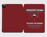 Thumbnail for Fotokite Sigma design on dark red ipad tablet case